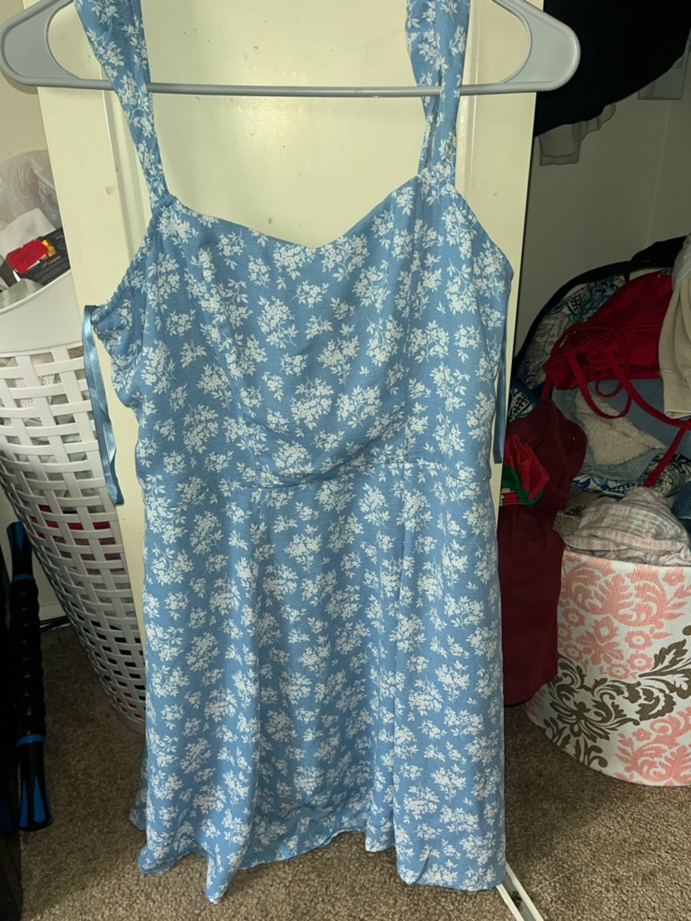 Blue Floral Sundress